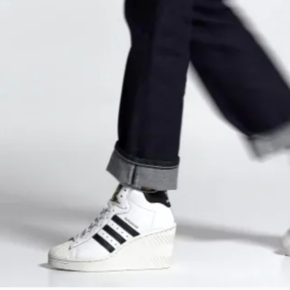 🔥adidas Originals Superstar Ellure Wedge Shoes - Picture 2 of 9